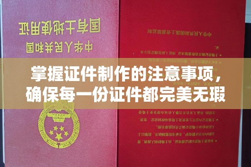 博山掌握证件制作的注意事项，确保每一份证件都完美无瑕