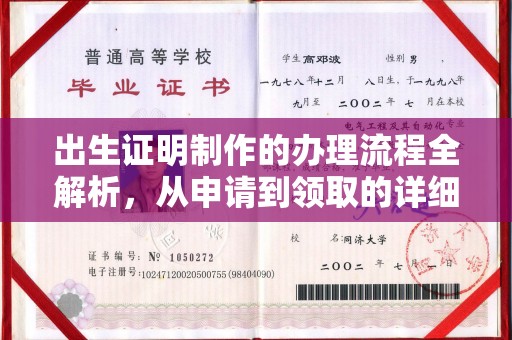 博山出生证明制作的办理流程全解析，从申请到领取的详细指南