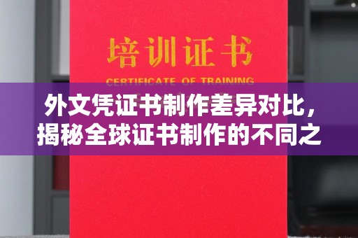 博山外文凭证书制作差异对比，揭秘全球证书制作的不同之处