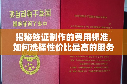 博山揭秘签证制作的费用标准，如何选择性价比最高的服务？